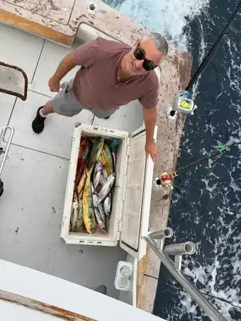 Charter guests with their catch off Pompano Beach, photo 3