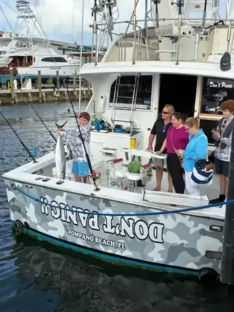 Charter guests with their catch off Pompano Beach, photo 6