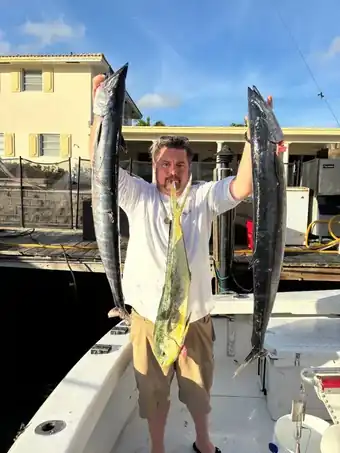 Charter guests with their catch off Pompano Beach, photo 11