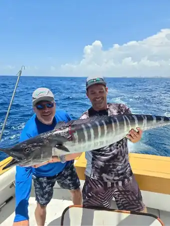 Charter guests with their catch off Pompano Beach, photo 16